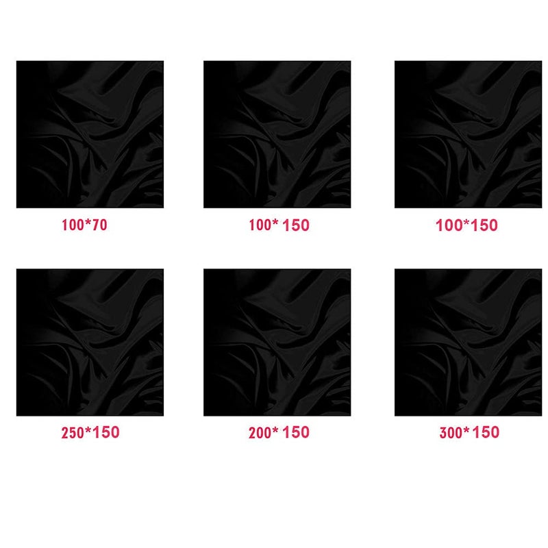 Erthree Black Velvet Photography Backdrop,Light Absorbing Non Reflective Solid Professional Black Background Cloth - Image 3